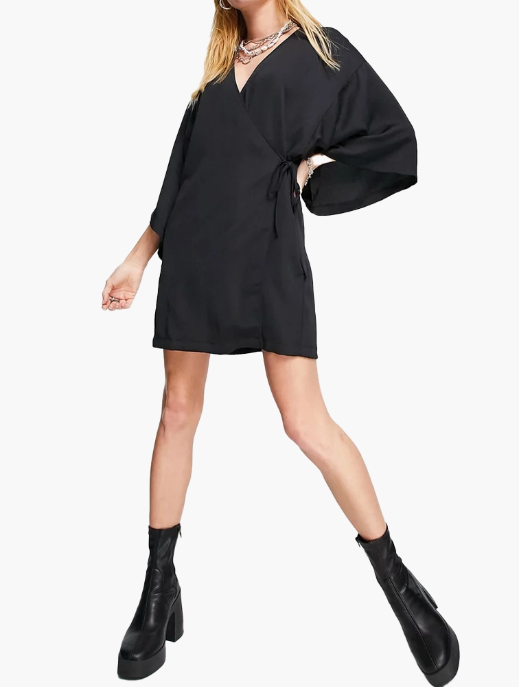 Topshop black mini dress 2025